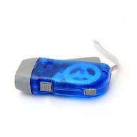 Senter Tangan 3 LED Hotsale, Tanpa Baterai, Tenaga Surya, Senter Darurat Portabel untuk Berkemah dan Mendaki Gunung