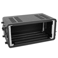 4U Durable Rotomolded Flight Rack Case Moulé Amplificateur Case Pro-Audio PA DJ Road Travel Mount Case avec mousse personnalisée