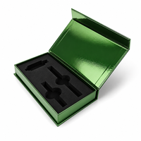 Boîtes cadeaux en papier personnalisées de luxe avec couvercle magnétique, imprimées sur mesure, pour cartouches AIO vides de 2 grammes, avec logo