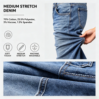 Jeans de style bureau pour femme, taille basse, coupe droite ample, en denim extensible, style décontracté tendance à la cheville