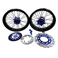 GLM Factory Wholesale Nouvelle Roue de Supermotard de Haute Qualité en Alliage d'Aluminium CNC à 36 Rayons de 17 Pouces pour Moto EXC SXF 125 250 300 450