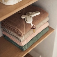 Premium Organic Cotton Hooded Bath Towel Set Soft Touch Breathable Quick Dry Gift Set Beach Towel Manufacturer