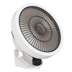 Small Wall Mount Fan with Remote <b>Control</b> Mini Oscillating Fan with Night Light 3 Speeds for RV Bedroom Home Office Garage White - Product Image 2