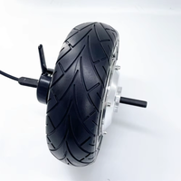 Motor Hub DC Brushless Geared 24/48V 350W 9,5 Inci dengan Poros Tunggal untuk Robot, Kursi Roda, Dll.