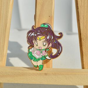 5CM Pretty Soldier Sailor Moon dibujos animados Baji Ba Ji recoger Anime aleación insignia broche Pin - Product Image 3
