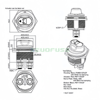 50A/100A/200A/300A interrupteur d'isolateur de batterie DC 12V-48V batterie lourde interrupteur de coupure de courant déconnecter voiture bateau RV