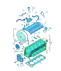 Alta qualità personalizzazione della fabbrica Ea 888 testata 06J 103 063B 06J 103 351 1.8T Byj <span class=keywords><strong>Cea</strong></span> adatto per Tiguan - Product Image 5