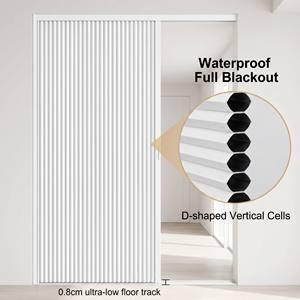 Tissu <span class=keywords><strong>occultant</strong></span> alvéolé 20 mm isolant <span class=keywords><strong>thermique</strong></span> en spunlace pour stores de porte coulissante - Product Image 2