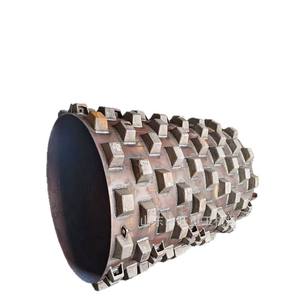 Plaque de broyage convexe Shanwang pour rouleau compresseur, pied de mouton, 20 22 26, en acier fin spécial original, résistant à l'usure - Product Image 5