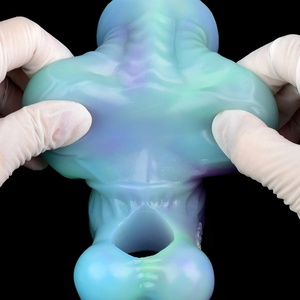 Funda para Pene con Nudo, Funda para Pene con Anillo, para Hombres, Aumenta la Longitud y el Grosor del Pene, Condón Reutilizable, Juguetes Sexuales, Venta al por Mayor del Fabricante YOCY - Product Image 3
