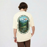 Herren Maßgeschneidertes T-Shirt 100% Baumwoll-Jersey Hochwertig Atmungsaktiv Street-Style O-Ausschnitt Einfarbig 200g Regular Fit