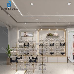 Comptoir de magasin personnalisé Comptoir de lingerie Présentoir de magasin de <span class=keywords><strong>sous</strong></span>-vêtements Mobilier de magasin Conception de <span class=keywords><strong>sous</strong></span>-vêtements - Product Image 5