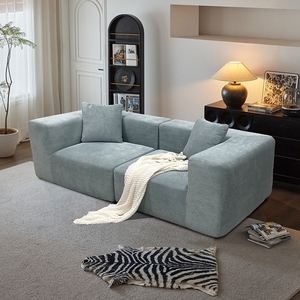 Sofá Cama Plegable, Moderno, Modular, Seccional, Reclinable, con Cubierta de Tela, Embalaje al Vacío, Sin Patas - Product Image 1