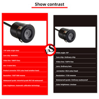 Rhythm AHD 1080P Caméra de recul de voiture 170 ° Grand Angle IP68K Étanche 360 ° Rotatif 1 an 170 ° Grand Angle 1 an