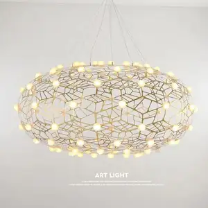 ECOJAS Hot Selling US CA Living Room Bar Coffee Modern Gold Chandeliers Pendant Lamp Luxury light