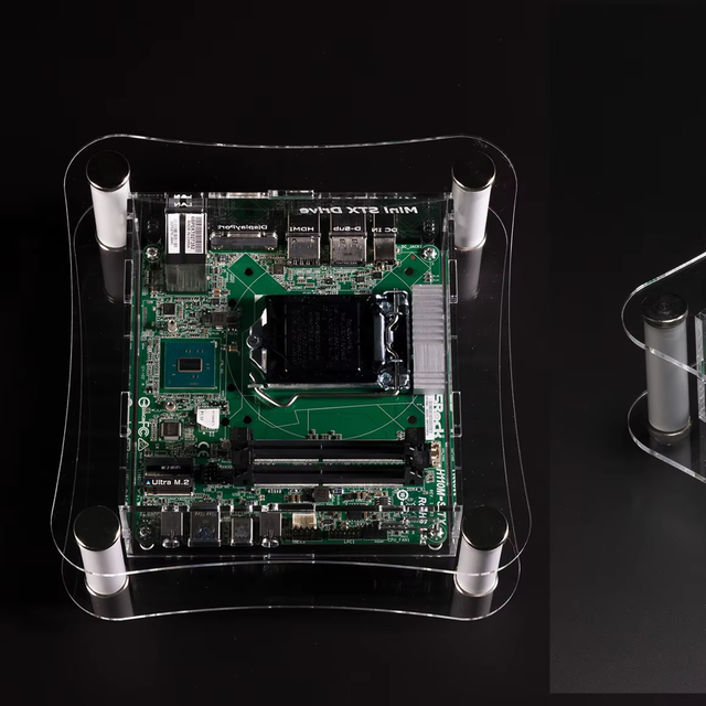 SKELETON HET PCB ACRYLIC CASE - Skeleton Case, Design Acrylic Case, Clear Case, Transparent Enclosure, Acrylic PC case