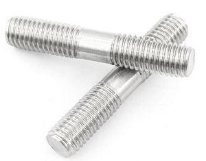 Pernos y Tuercas de Acero Inoxidable A2 A3 de Doble Cabeza Pulida M12*1.5*20*75mm, Pernos de Alta Resistencia con Rosca Parcial - Product Image 6