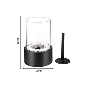 Cheminée extérieure <span class=keywords><strong>de</strong></span> table <span class=keywords><strong>de</strong></span> haute qualité Table à l'éthanol bio Cheminée ronde Cheminée intérieure portable au bioéthanol Lumière décorative - Product Image 3