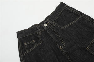 <span class=keywords><strong>กางเกง</strong></span>ยีนส์ขาตรงสำหรับผู้ชาย, <span class=keywords><strong>กางเกง</strong></span>ยีนส์ทรงหลวมสำหรับ<span class=keywords><strong>นักเรียน</strong></span>ดีไซน์เรียบง่ายสำหรับใส่ในชีวิตประจำวัน - Product Image 4