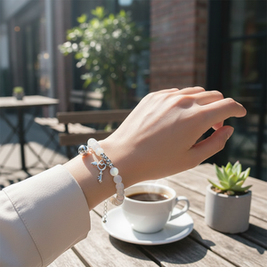 Trending minimal Fashion Charm braccialetti per donne e ragazze vendita calda all'ingrosso con conchiglia farfalla perla su una corda - Product Image 3