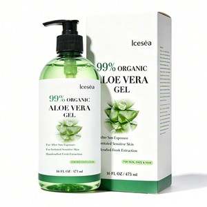 Gel de Hoja de <span class=keywords><strong>Aloe</strong></span> Orgánico Puro al 99% OEM con Polisacáridos de <span class=keywords><strong>Aloe</strong></span>, Sin Aloína, Calmante e Hidratante para Piel con Quemaduras Solares, Marca Privada - Product Image 6