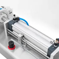 Machine de remplissage semi-automatique horizontale manuelle de 1000 ml pour crème, gel, pâte, shampoing et savon liquide