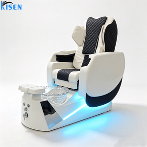 KISEN <b>Pink</b> Luxury pedicure spa massage chair for Nail Salon Modern Foot Pedicure Spa Chairs professional Massage Pedicure Chair - Product Image 3