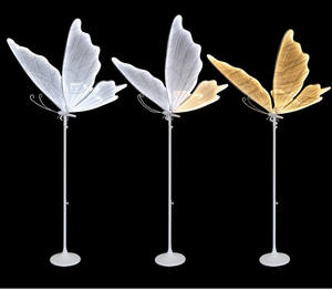 Lumière Papillon Mariage 2026 Nouvelle Arrivée Accessoires de Mariage Lustres de Scène Décorations Lumineuses pour Allée de Mariage - Product Image 6