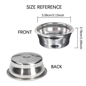 1 Filtro de Doble Pared de 54 mm Compatible con Cafeteras Breville <span class=keywords><strong>Sage</strong></span> BES870/875/880/878/890 Bambino Plus BES 500 - Product Image 3