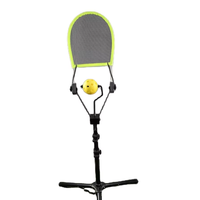 Entraîneur de Pickleball Portable pour Topspin, Hauteur Réglable, Aide à la Pratique du Spin pour l'Entraînement Individuel au Pickleball, Équipement d'Exercice