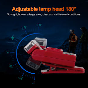 WOSEN Cap Clip Magnetic Multi Function Rotatable Lamp Head Led Cob Multi Color <b>Light</b> Source Wave Sensor <b>Workshop</b> Work <b>Light</b> - Product Image 6