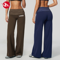 Pantalones Deportivos Personalizados de Fabricante, Control de Abdomen, Estilo Retro, Yoga, Patchwork, Deportivos, Gimnasio, con Puntos, Profesionales, de Pierna Recta