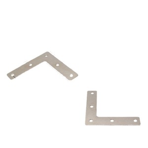 Soporte de Esquina en Forma de L de 2 mm, Aleación de Aluminio Pulido, Estándar para Uso General - Product Image 1