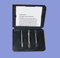 Extracteur de vis cassé pour enlever les écrous et les vis kit d'extraction extracteur foret en métal extracteur de vis endommagé