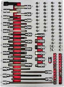 Juego de Herramientas Manuales Profesionales para Mecánico, 296 Piezas, Alta Calidad, Nuevo, Incluye Llaves, Vasos, Alicates, Juego de Herramientas de Hierro - Product Image 6