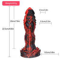 Nouveau énorme monstre extraterrestre gode Anal Plug ventouse en Silicone souple grand dilatateur d'anus épineux jouets sexuels de la Prostate pour homme femme