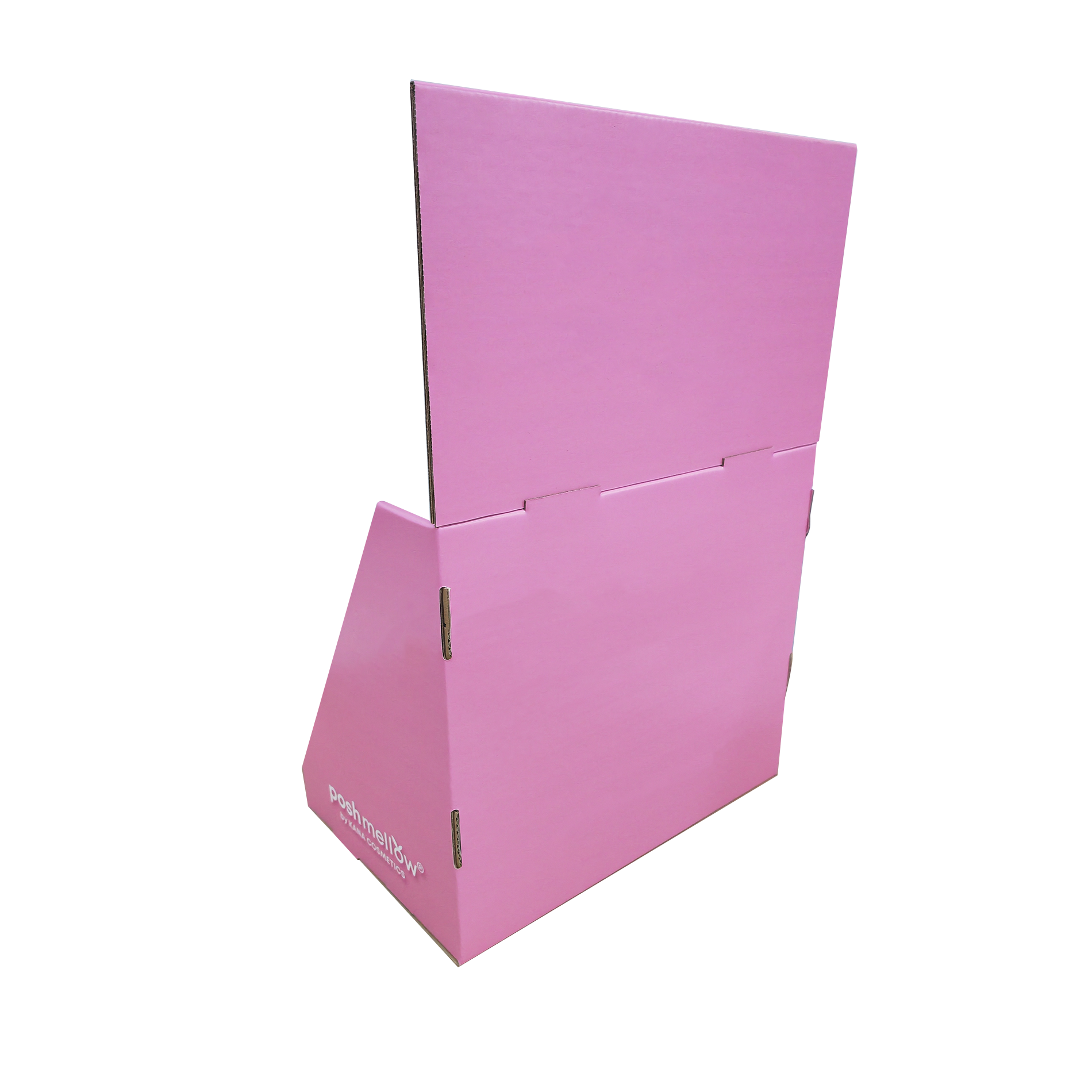 Apache Customized Tabletop Cardboard Layer Cosmetic Display Rack Suitable for Supermarkets — view 4