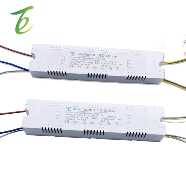 2.4G Intelligent LED Driver 24-40Wx4 40-60Wx4 Remote Control Power Supply Dimming 240mA Ceiling Lamp Color Changing Transformer