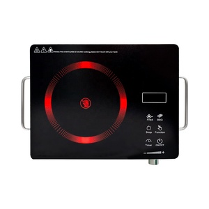 Cao-điện thủy tinh Hồng Ngoại Bếp đơn Burner xách tay cho hộ gia đình ngoài trời RV sử dụng EU/chúng tôi tiêu chuẩn 110V-220V lẩu - Product Image 5