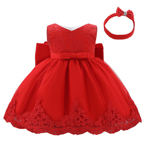 Vestido de Princesa para Bebé Niña 2026, Diseño Color Block con Lazo, Sin Mangas, para Fiesta de Cumpleaños - Product Image 6