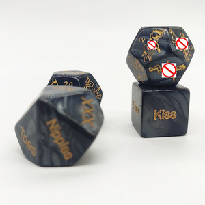 Acryl Veelvlakken Sex Dobbelstenen Set Groothandel Bulk Liefde Bondage Spel Voor Koppels - Product Image 3