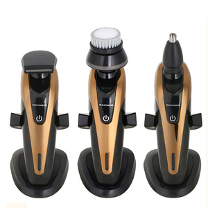 Afeitadora Eléctrica Inteligente Recargable con Tres Cuchillas, Recortadora de Barba Impermeable, Alimentación USB, Venta al por Mayor, Dropshipping - Product Image 3