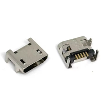 Conector Micro USB de 5 Pines, Puerto Hembra, Conector de Soldadura SMD SMT, Enchufe de Carga de Datos para Teléfono Android, Adaptador de Reparación DIY de Alta Calidad