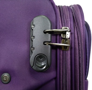 20 <span class=keywords><strong>24</strong></span> 28 <span class=keywords><strong>pulgadas</strong></span> púrpura tela de poliéster tela de 4 ruedas de viaje en carro de equipaje - Product Image 5