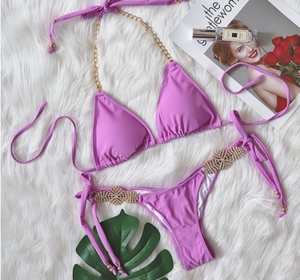 ชุดว่ายน้ำสตรีชุดชายหาดบิกินี่ - Product Image 3