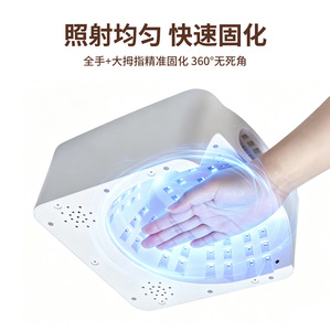 Lampe à ongles UV LED haute puissance Z 2026, séchage rapide du vernis gel, design double couche avec port de polymérisation individuel pour un doigt, lampes à ongles A - Product Image 5