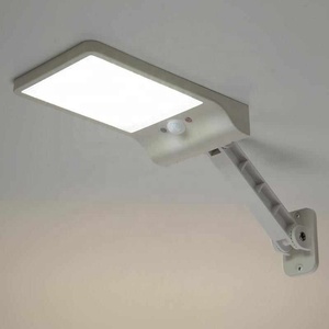 56led Solar Bewegingssensor Wandlamp Buitenstraatlantaarn Met Afstandsbediening Waterdichte Tuinstraatlamp Instelbare Helderheid - Product Image 3