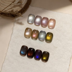 AILANUO Série de vernis à ongles gel œil de chat brun bois de rose 12 couleurs - Personnalisation gratuite des couleurs pour OEM ; Vernis à ongles professionnel - Product Image 3