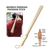 Accessoires de sauna personnalisés avec logo, bâton de massage en bambou naturel pour le dos et les jambes, outil de massage corporel pour soulager la fatigue