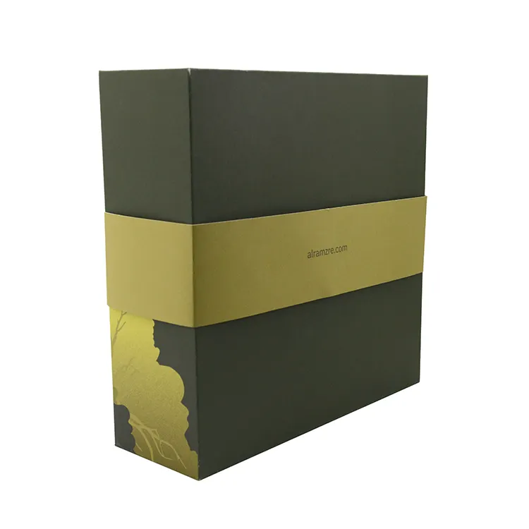 Scatola regalo in cartone rigido di lusso in cartone rigido personalizzato confezione regalo di abbigliamento femminile scatola di carta con manica